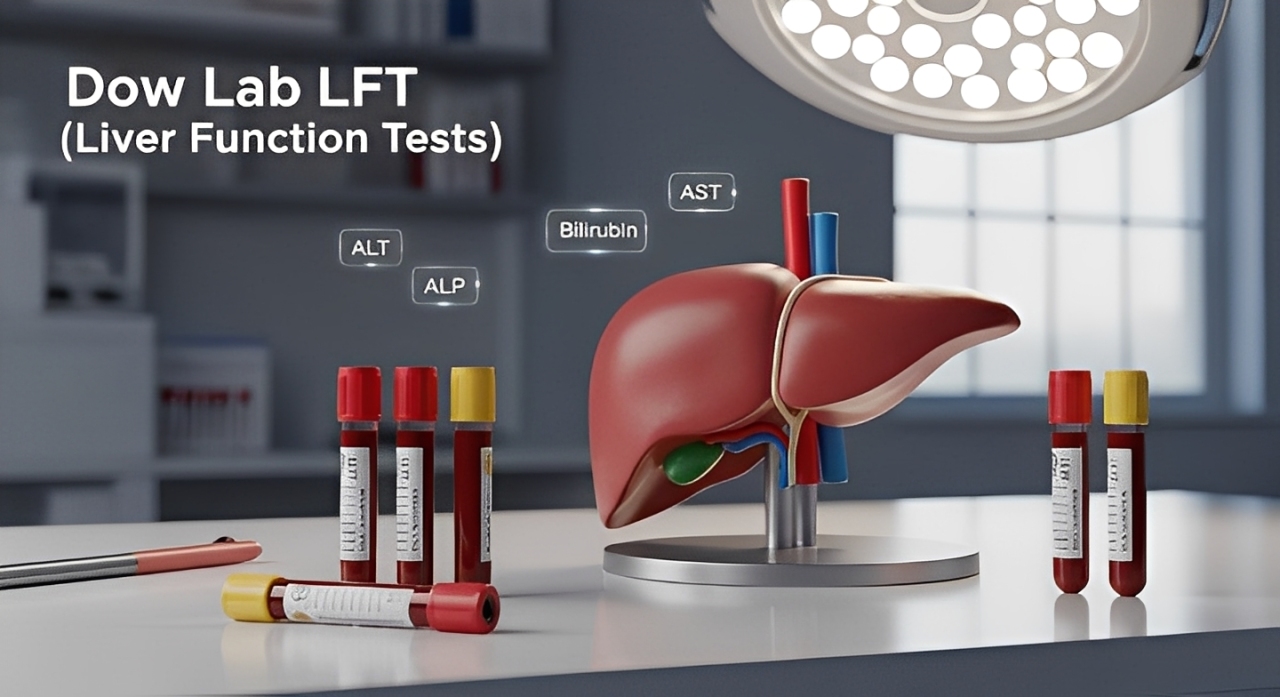 Liver Function Tests (LFT) from Dow Lab showing liver health parameters