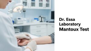 Mantoux Test being performed at Dr. Essa Laboratory for tuberculosis screening