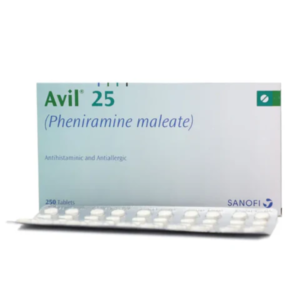 Avil Tablet 25mg (Pheniramine Maleate) antihistamine for allergy relief