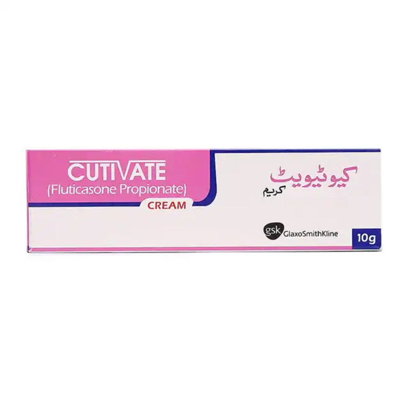 Cutivate Cream 10g tube (Fluticasone Propionate) for eczema and skin