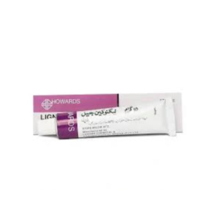 Lignocaine Gel 2% 15g tube by Novawards with white and purple packaging for topical pain relief.