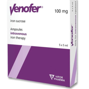 Venofer Injection 100mg iron sucrose ampoules
