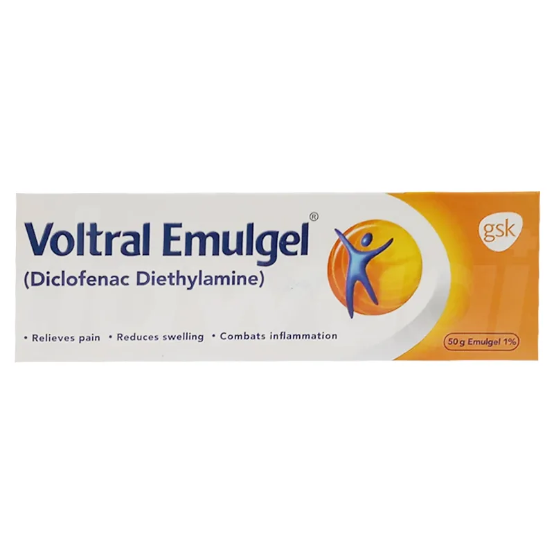 Voltral Emulgel diclofenac diethylamine 1% topical pain relief gel 50g pack