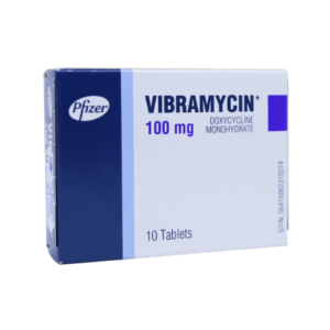 Vibramycin 100mg tablets by Pfizer doxycycline monohydrate